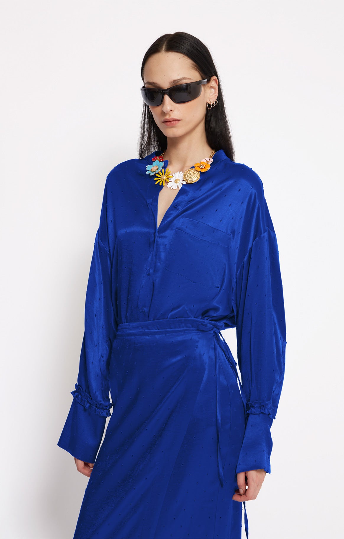 Chemise Femme Roseanna Taille 36 Blanche - Occasion Très Bon état - T-shirt Col Boutonné