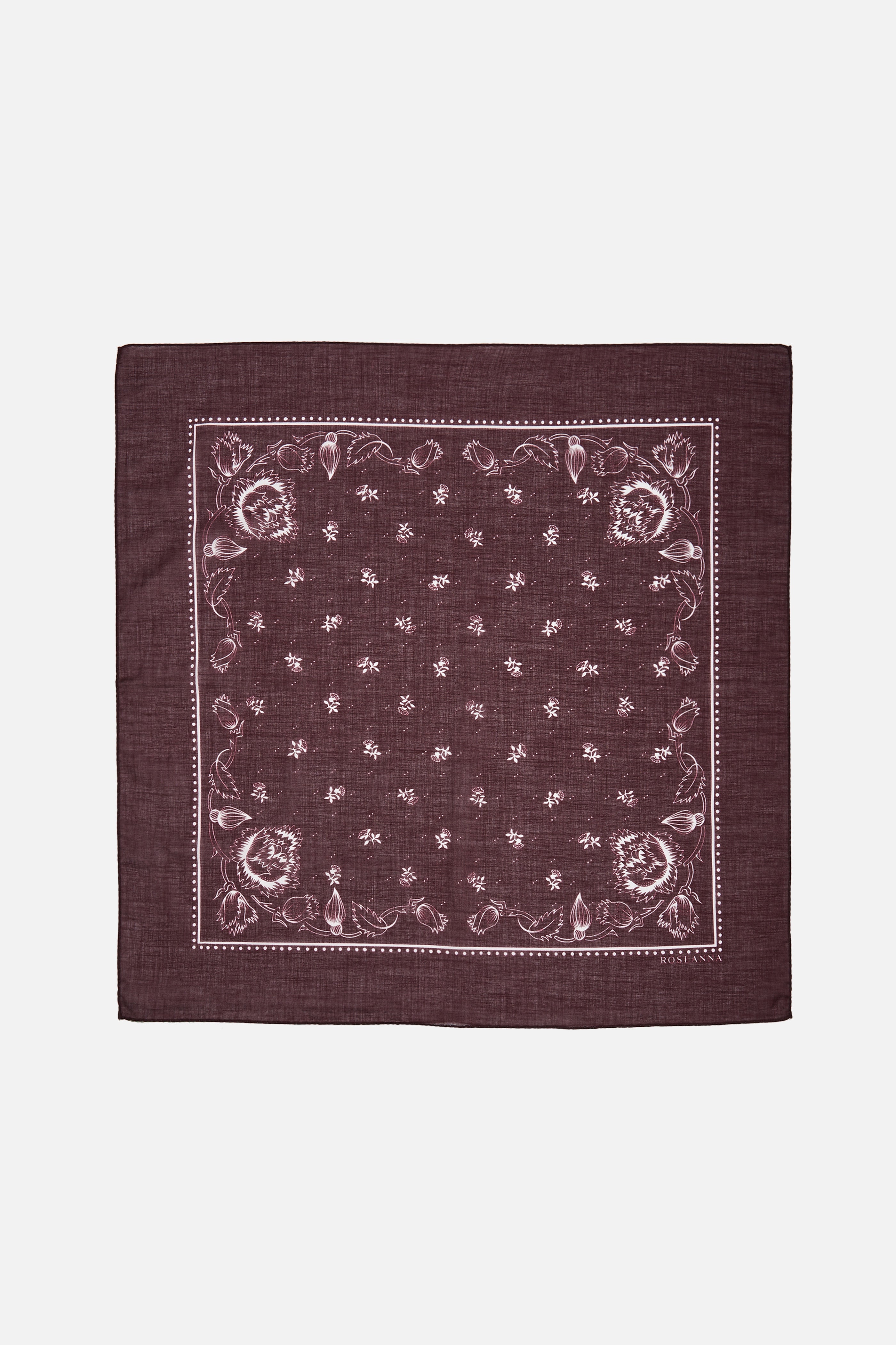 Foulard Jess CERISE NOIRE