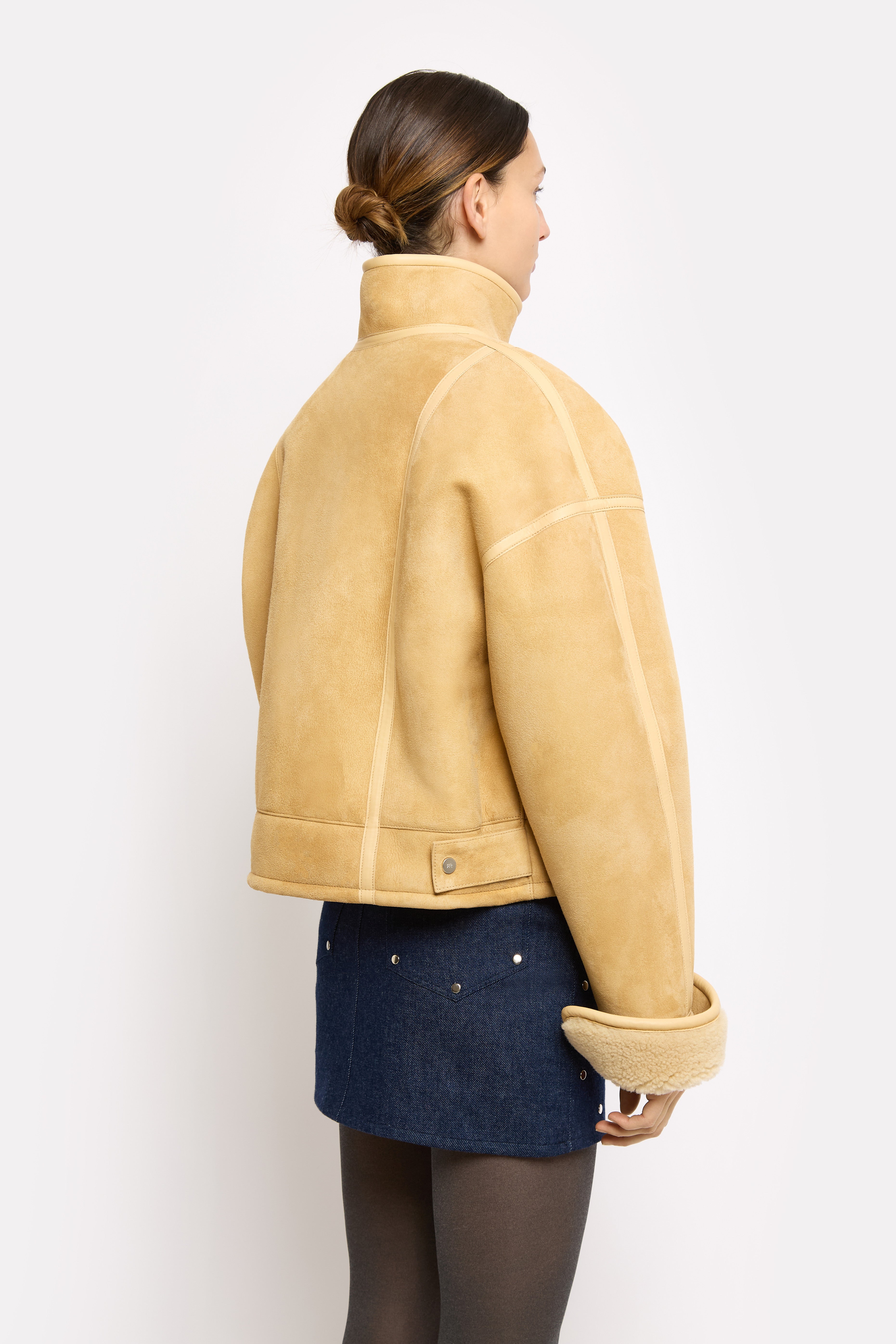 PEAU LAINEE CHACHA SHEARLING NATUREL