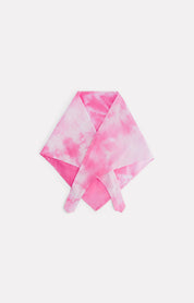 EMBROIDERED PINK SUN BANDANA