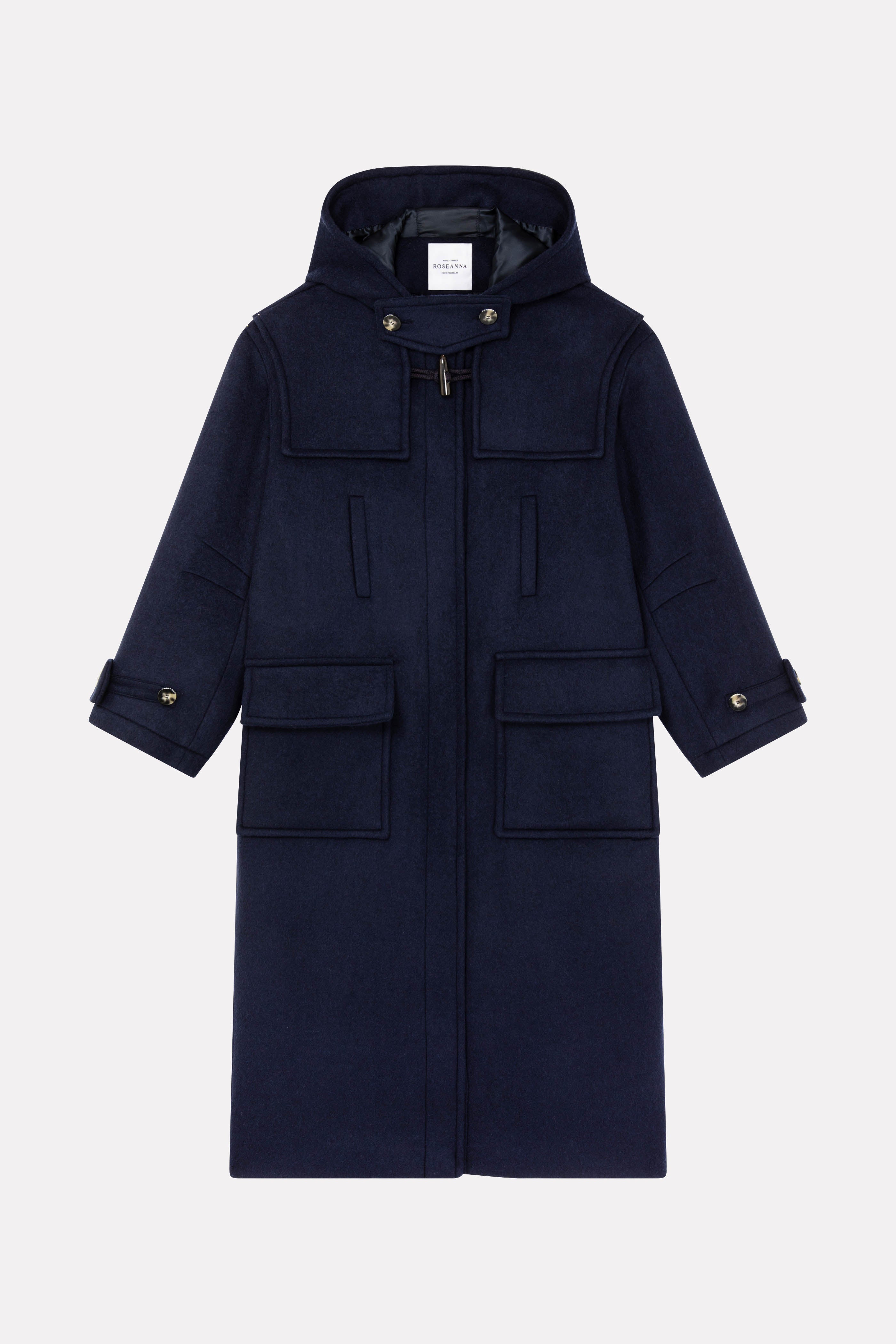 bieber luxury coats - plain navy