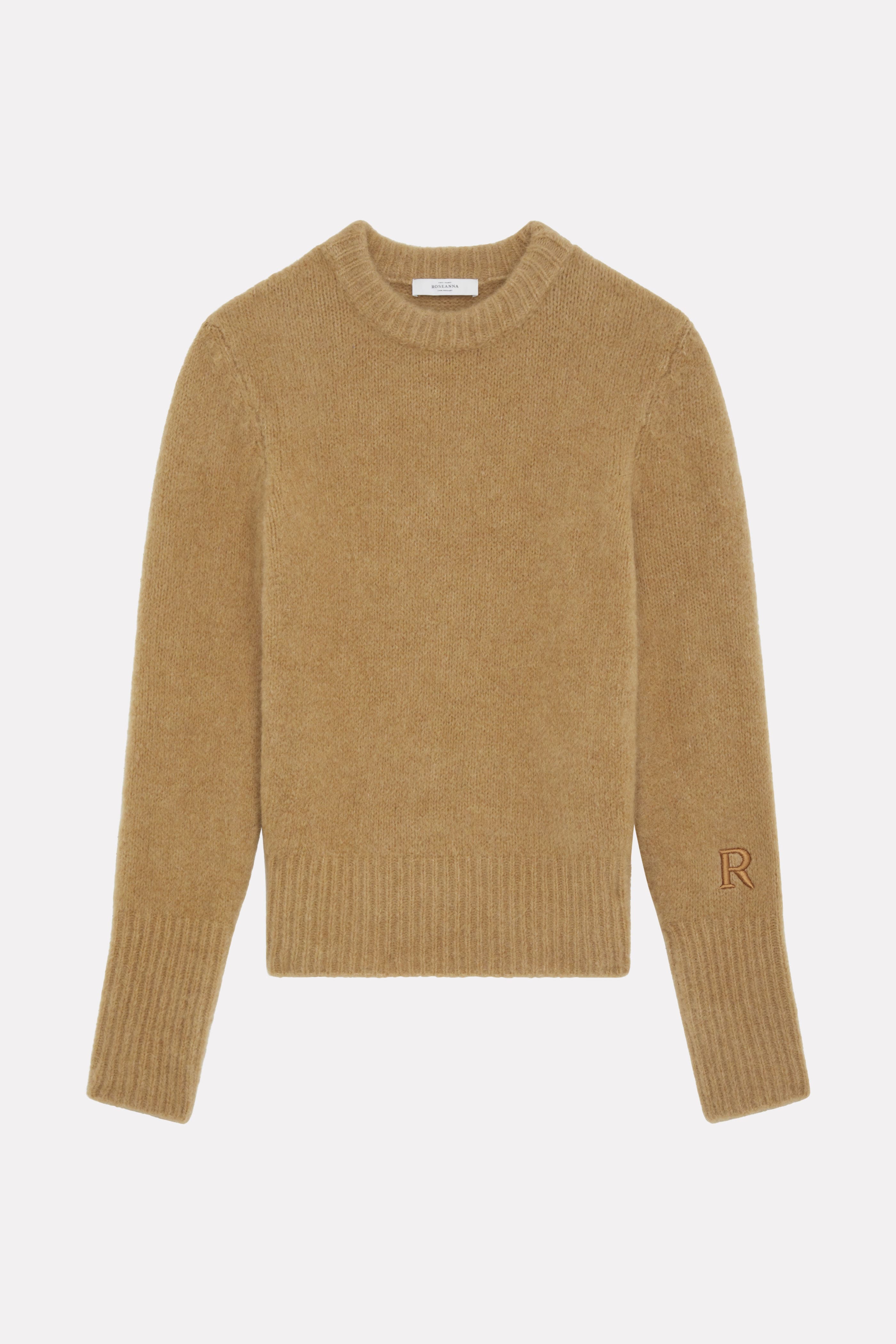 bell pancake sweater knit - beige knit