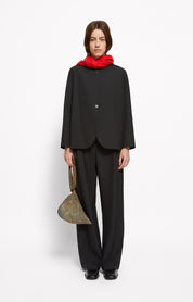 CHOCOLATE DENIM FORTUNE COOKIE BAG