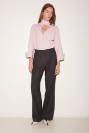 ANTHRACITE WOOL OSCAR TROUSERS