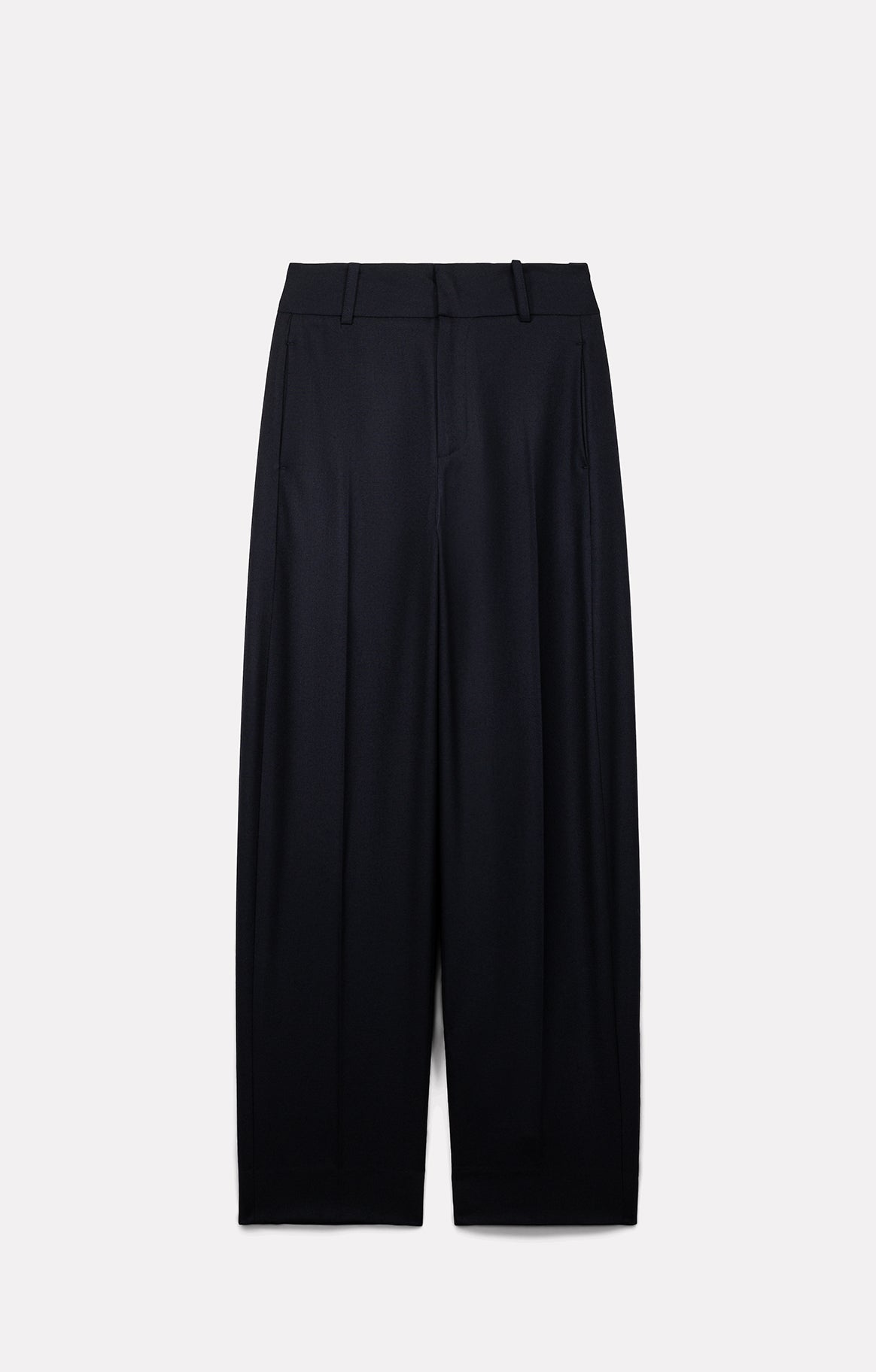 PANTALON LOU EN LAINE NAVY