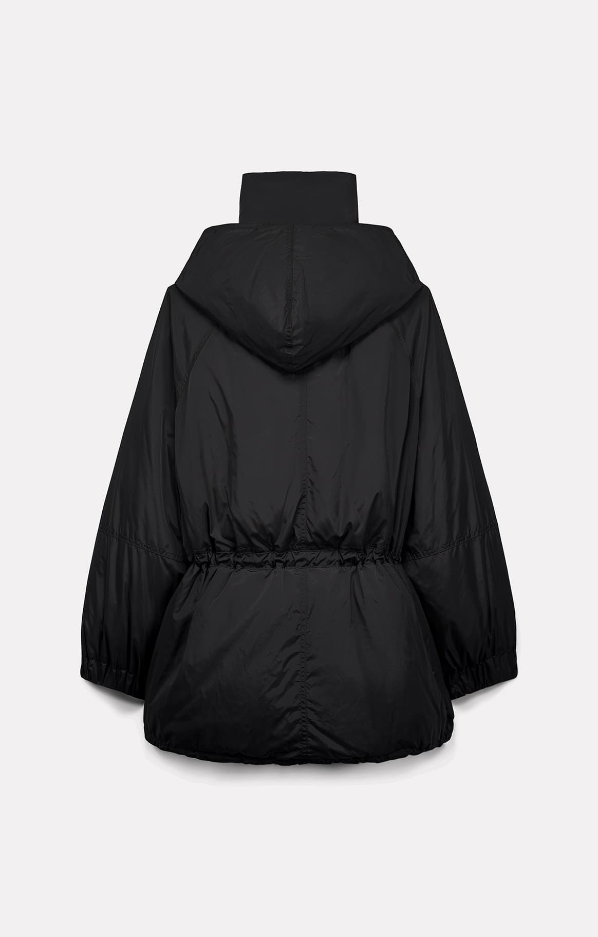 QUILTED NYLON PARKA CHARCOAL