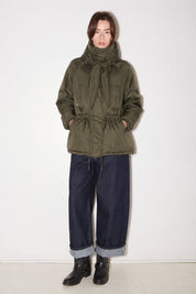 QUILTED NYLON PUFFER JACKET PARK COOKIE