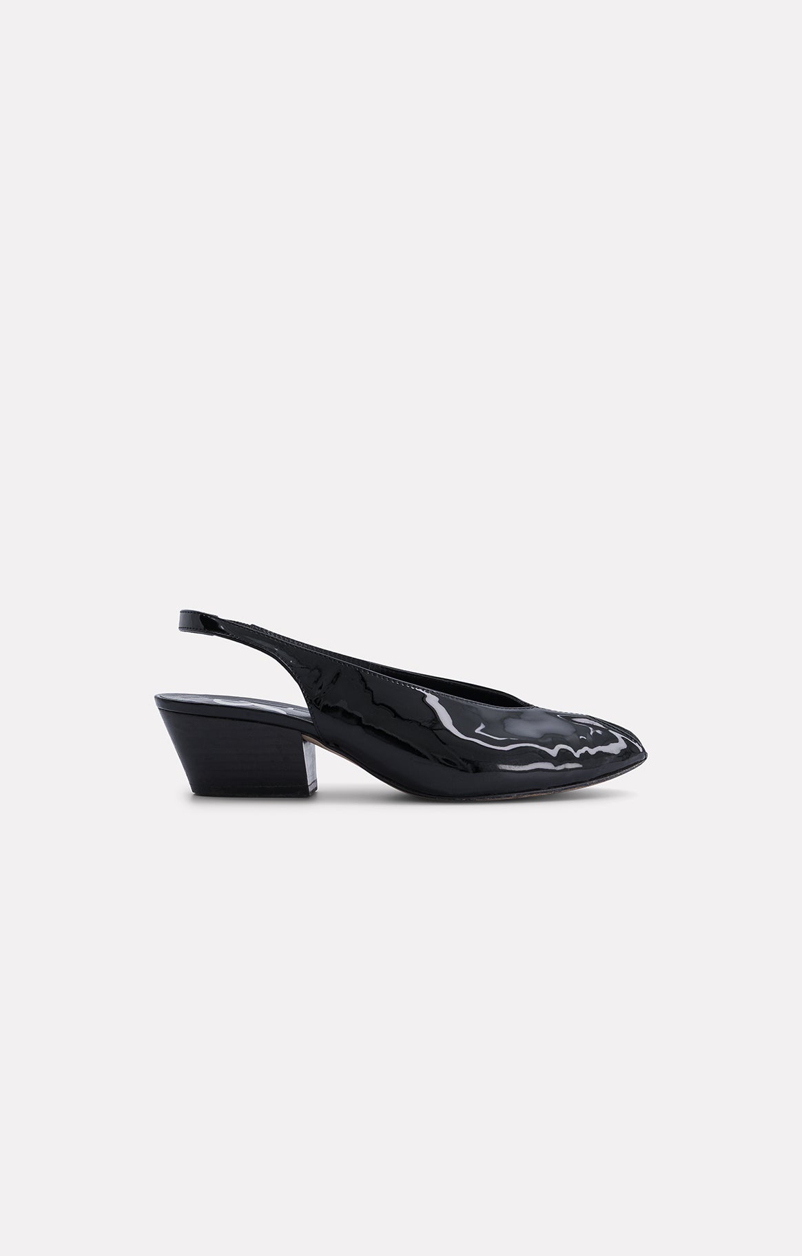 MONA BLACK SLINGBACK PUMPS