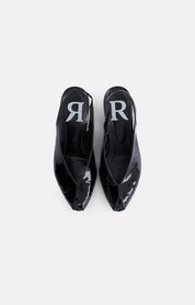 MONA BLACK SLINGBACK PUMPS
