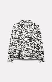 ZEBRA COTTON PIQUÉ POLO SHIRT