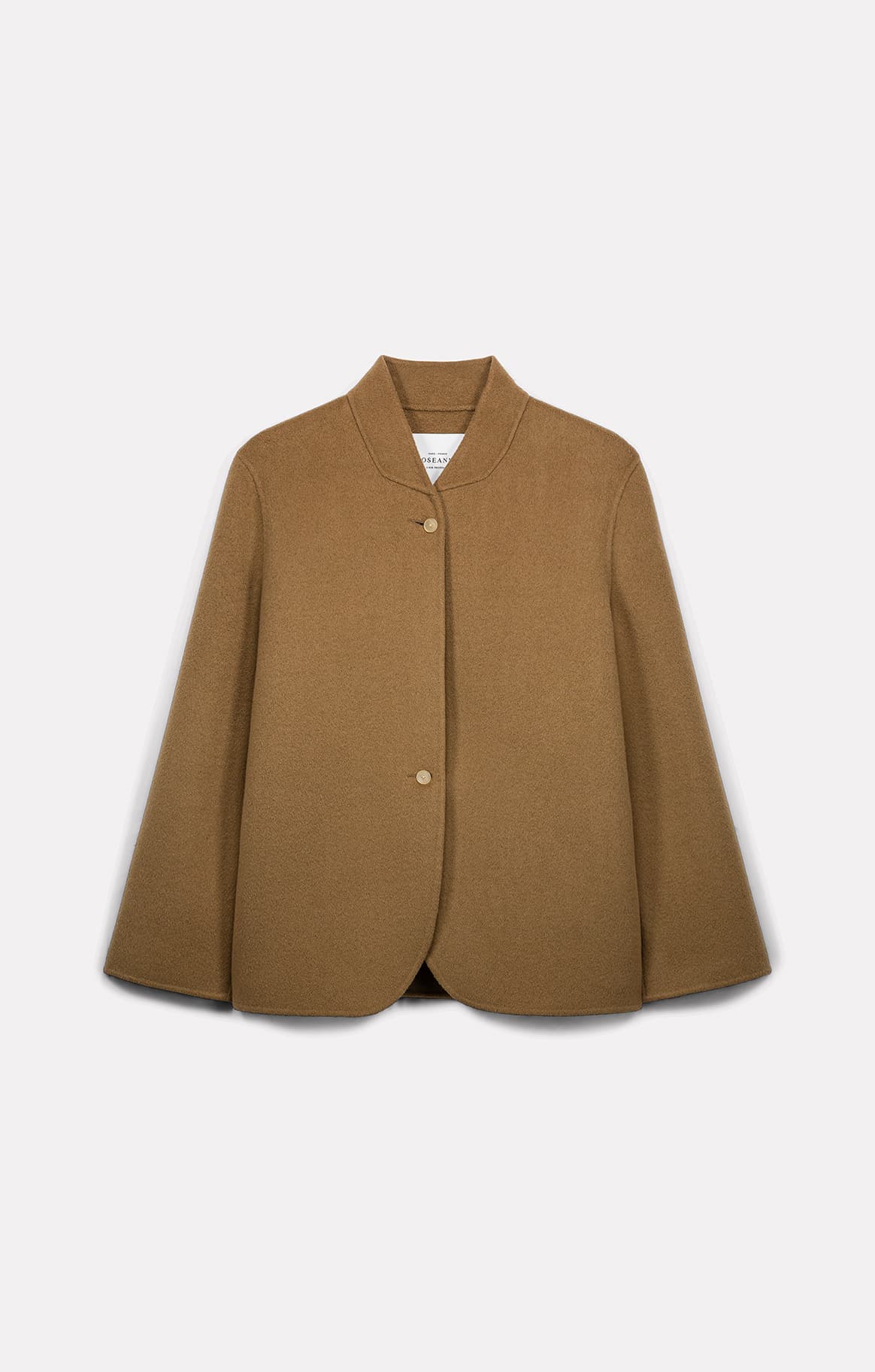 VESTE KAIA OVERSIZE EN LAINE BEIGE