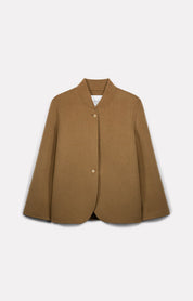 VESTE KAIA OVERSIZE EN LAINE BEIGE