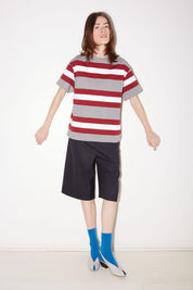 BERMUDA LEE EN LAINE NAVY - ROSEANNA