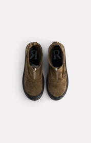 BOOTS CUIR SUÈDE NEVADA KAKI - ROSEANNA