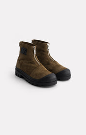 BOOTS CUIR SUÈDE NEVADA KAKI - ROSEANNA