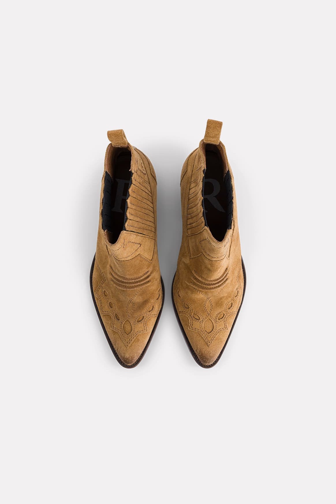 BOOTS EN CUIR TUCSON SABLE - ROSEANNA