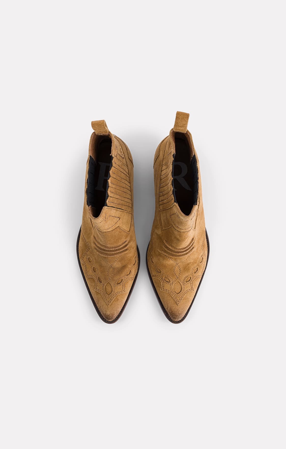 BOOTS EN CUIR TUCSON SABLE - ROSEANNA