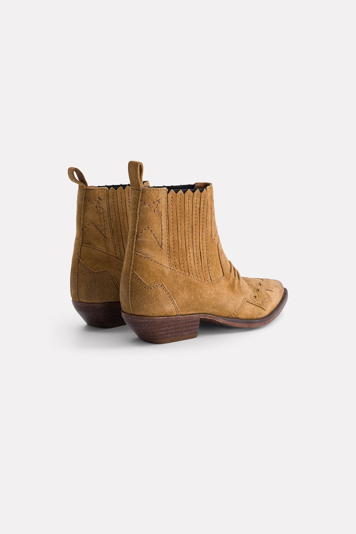 BOOTS EN CUIR TUCSON SABLE - ROSEANNA