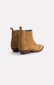 BOOTS EN CUIR TUCSON SABLE - ROSEANNA