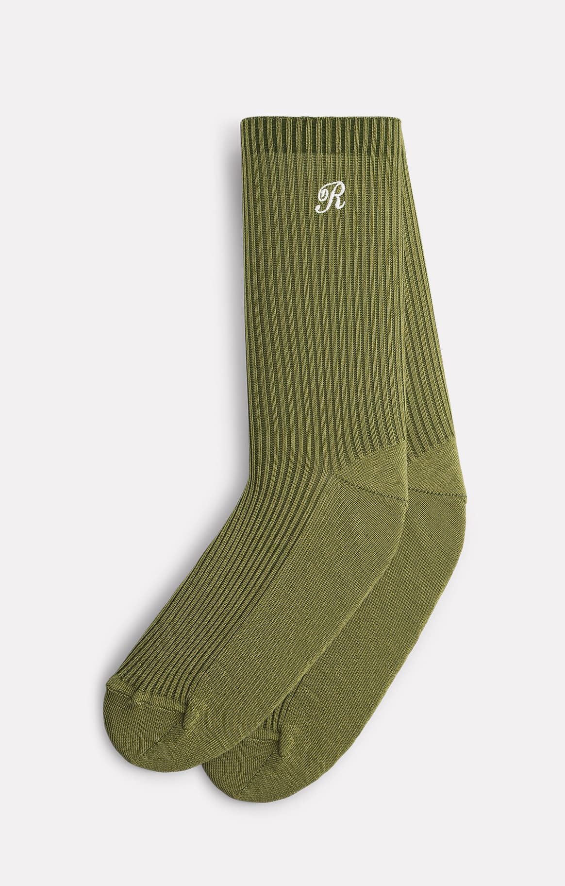 CHAUSSETTES DANCER EN COTON KAKI - ROSEANNA