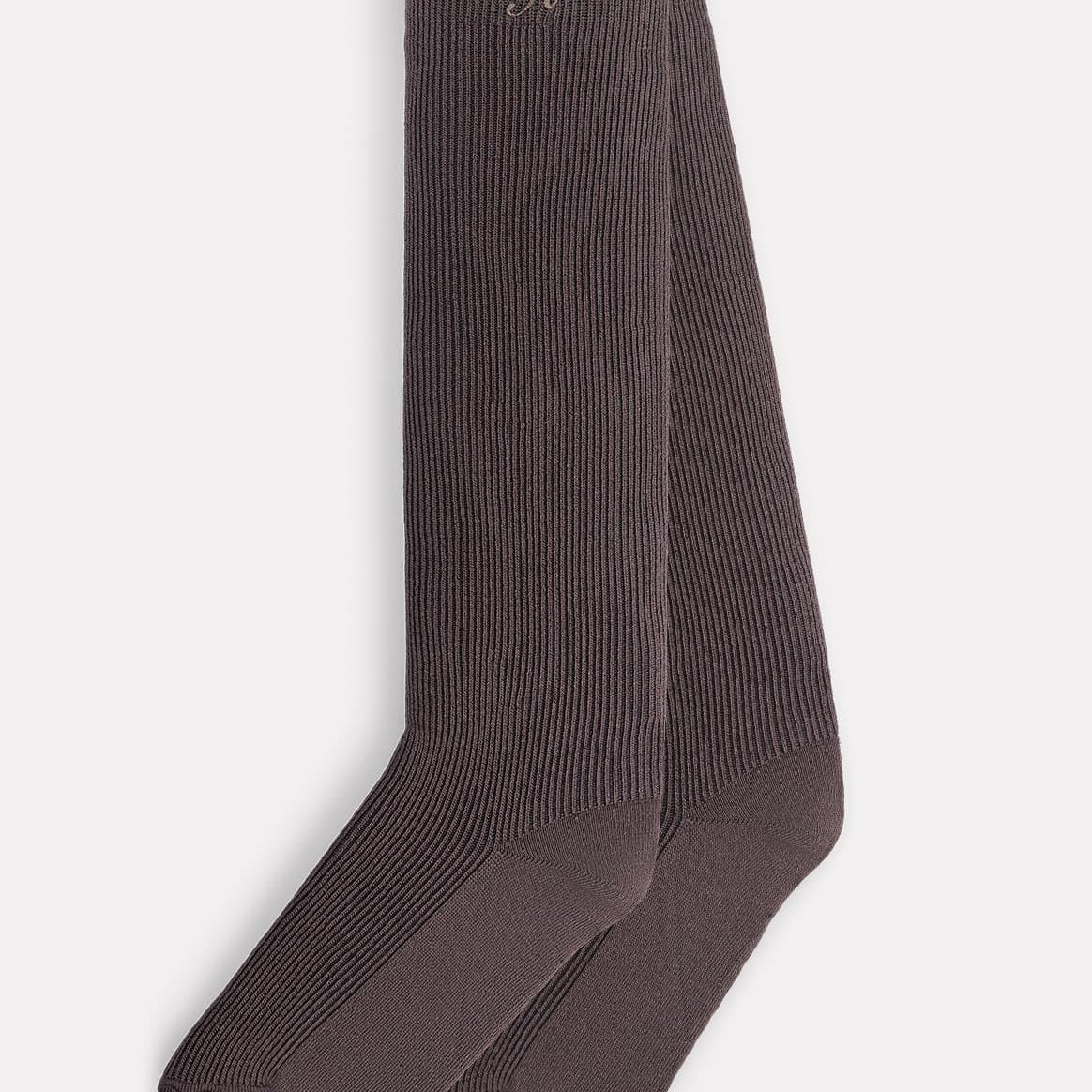 CHAUSSETTES MIS-BAS DANCER EN SOIE ANTHRACITE - ROSEANNA