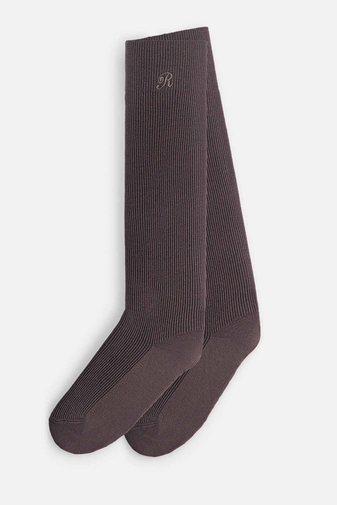CHAUSSETTES MIS-BAS DANCER EN SOIE ANTHRACITE - ROSEANNA