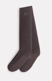 CHAUSSETTES MIS-BAS DANCER EN SOIE ANTHRACITE - ROSEANNA