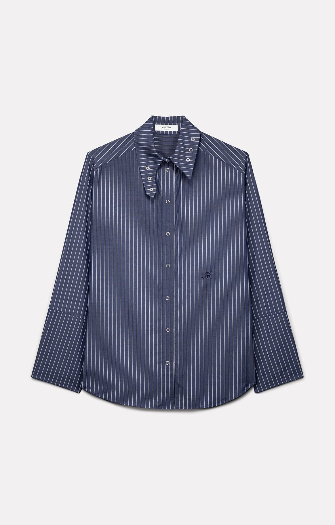CHEMISE ALLY EN POPELINE BLEU - ROSEANNA