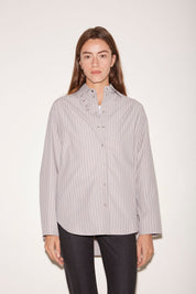 CHEMISE ALLY EN POPELINE PERLE - ROSEANNA