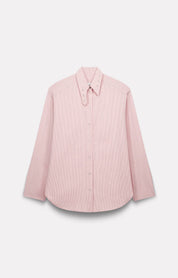 CHEMISE ALLY EN POPELINE ROSE - ROSEANNA