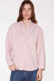 CHEMISE ALLY EN POPELINE ROSE - ROSEANNA