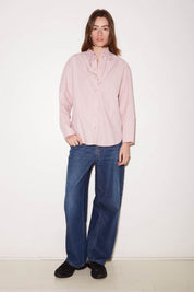 CHEMISE ALLY EN POPELINE ROSE - ROSEANNA