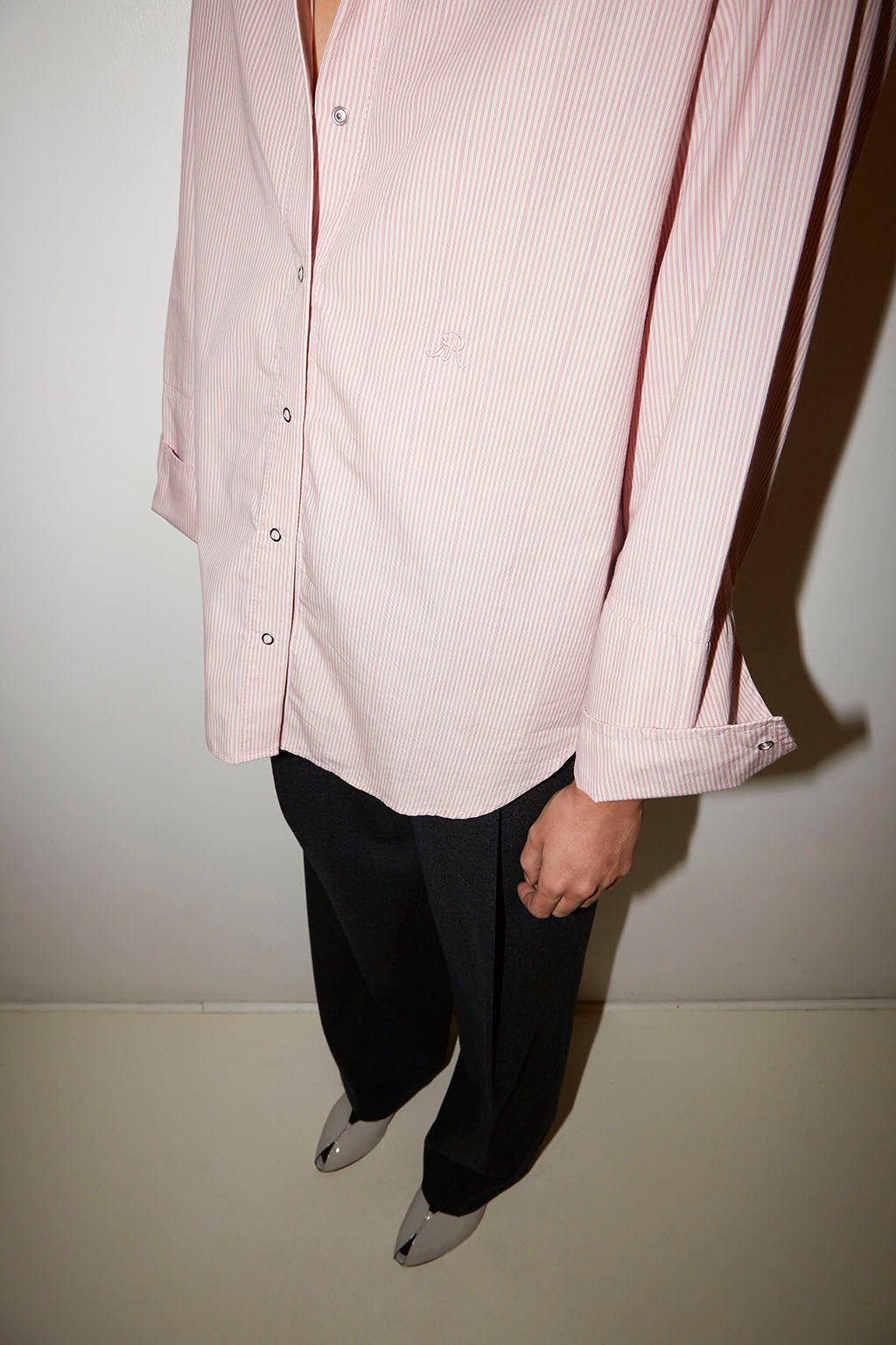 CHEMISE ALLY EN POPELINE ROSE - ROSEANNA