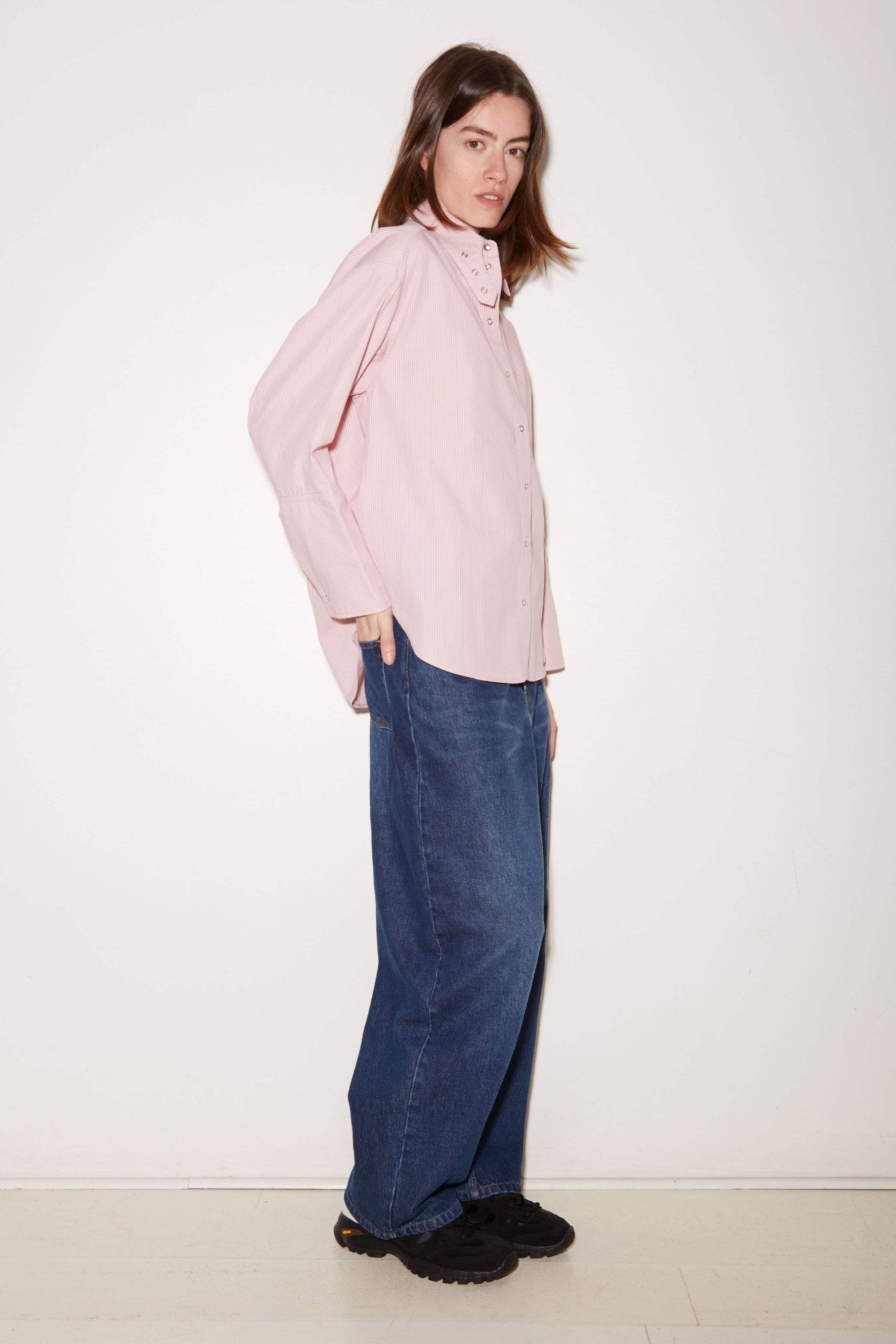 CHEMISE ALLY EN POPELINE ROSE - ROSEANNA