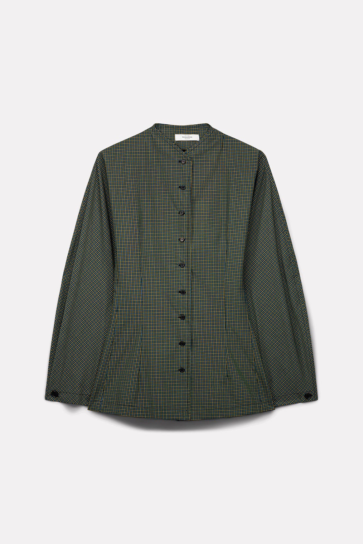 CHEMISE CINTRÉE CHARLENE EN COTON CHARBON - ROSEANNA