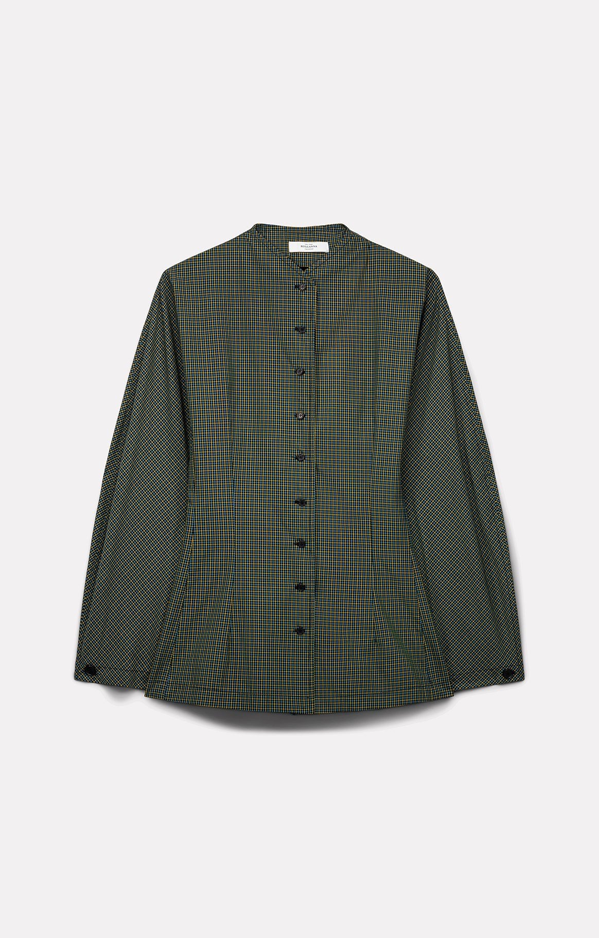CHEMISE CINTRÉE CHARLENE EN COTON CHARBON - ROSEANNA