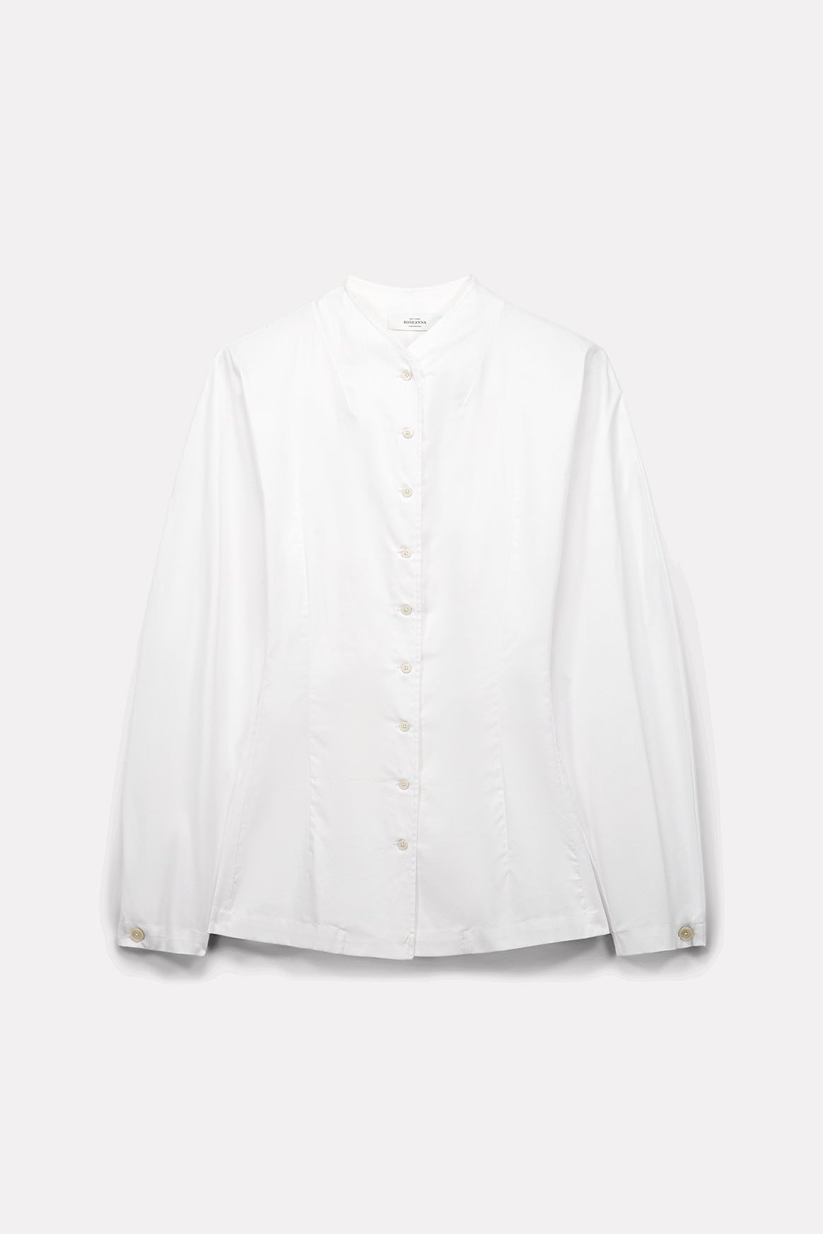 CHEMISE CINTRÉE CHARLENE EN POPELINE BLANC - ROSEANNA