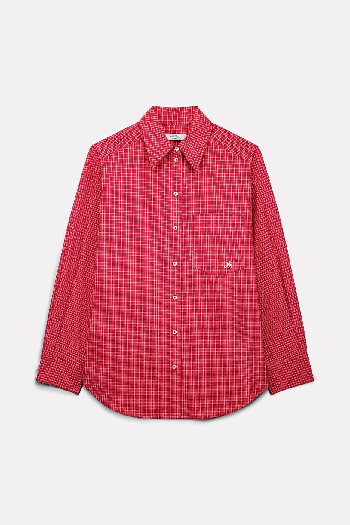 CHEMISE FIRST EN COTON ROUGE - ROSEANNA