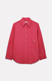 CHEMISE FIRST EN COTON ROUGE - ROSEANNA