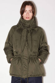 DOUDOUNE MATELASSÉE EN NYLON PARK COOKIE - ROSEANNA