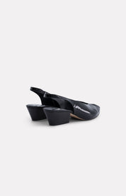 ESCARPINS SLINGBACK MONA NOIR - ROSEANNA