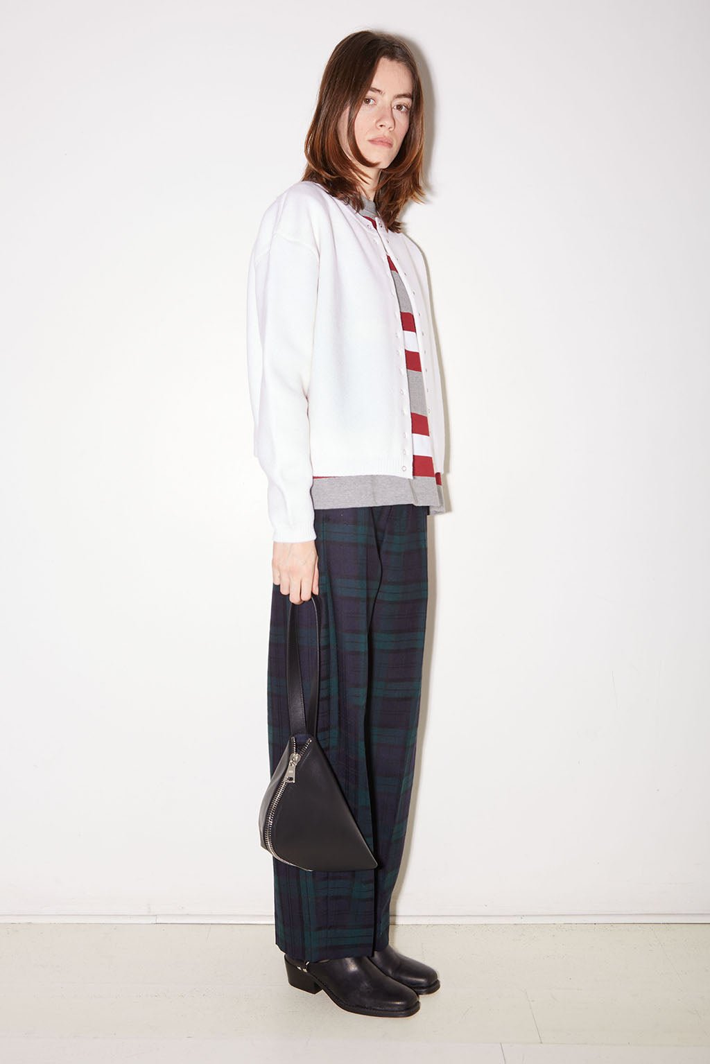 GILET TINOS EN LAINE MÉRINOS IVOIRE - ROSEANNA