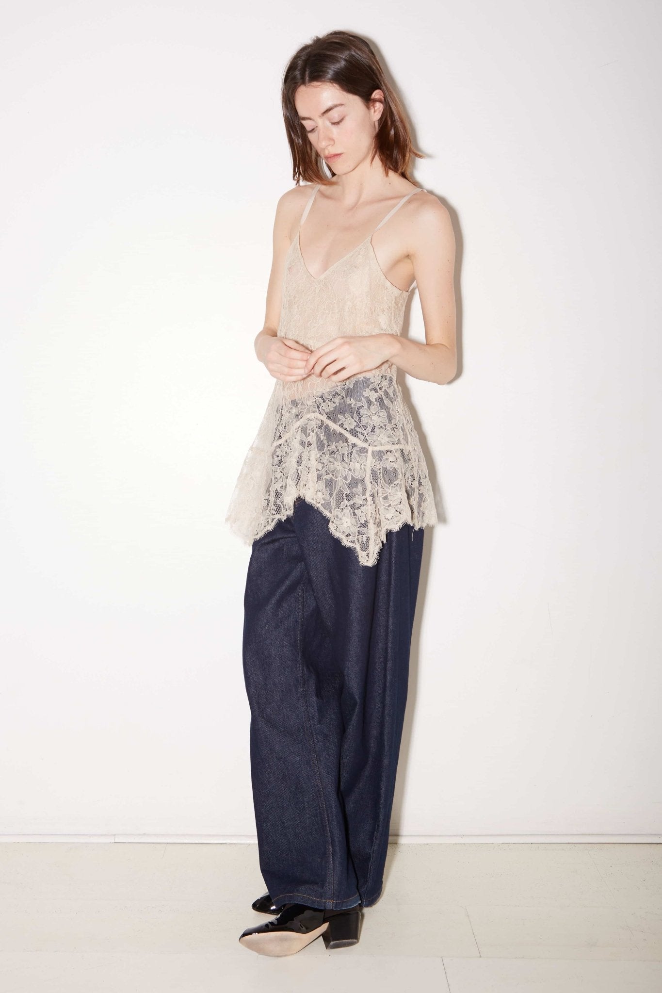 JEAN BARREL HILTON EN DENIM BRUT - ROSEANNA