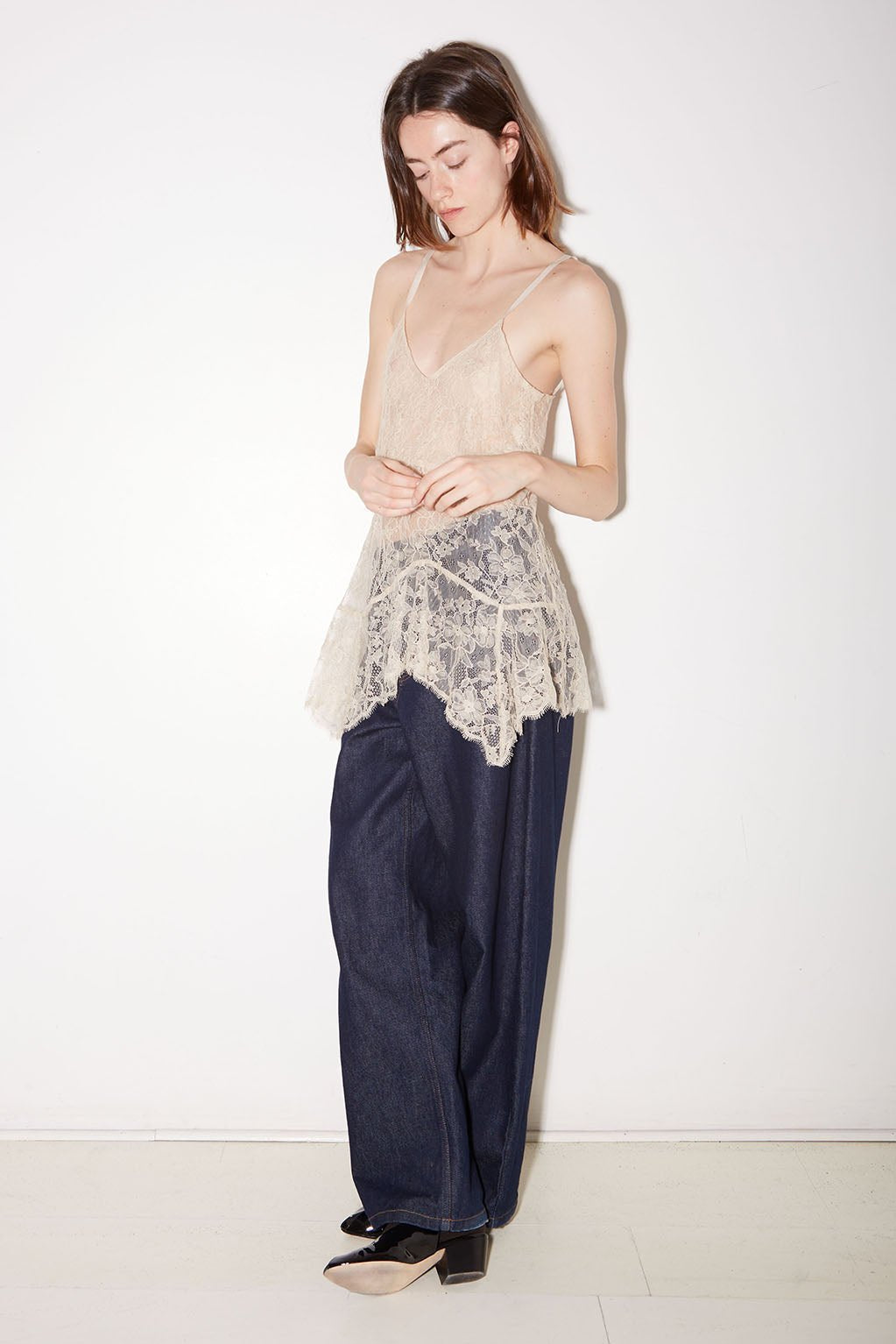 JEAN BARREL HILTON EN DENIM BRUT - ROSEANNA