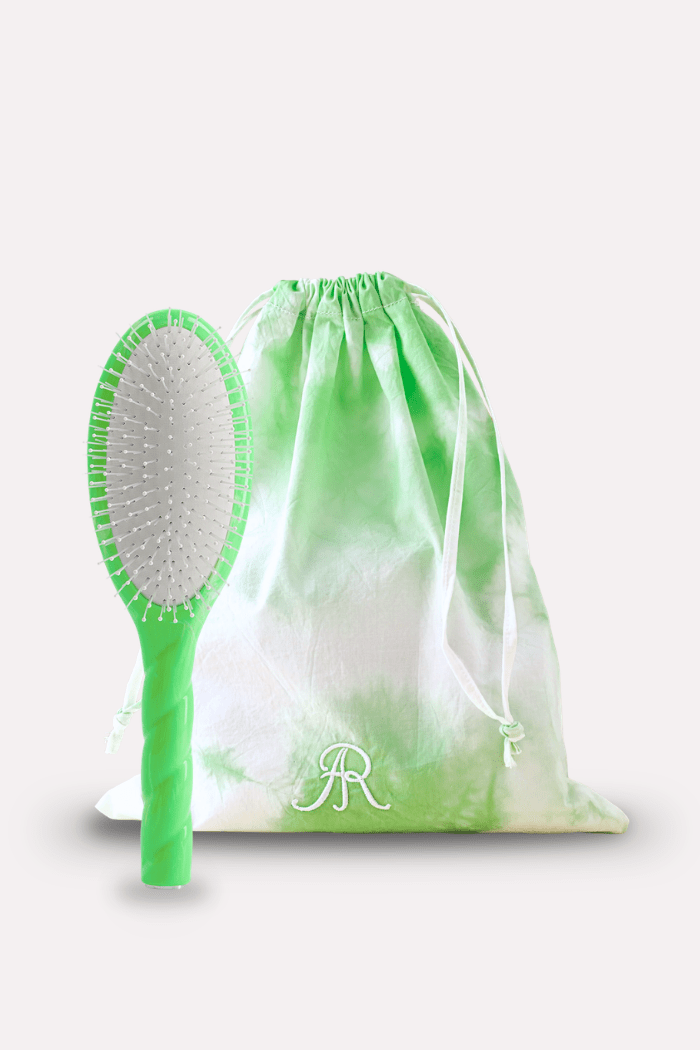 Le duo Grande Brosse Miracle N°4 et sa Pochette Cover Lime - ROSEANNA