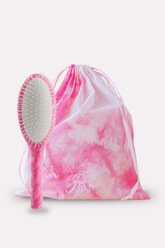 Le duo Grande Brosse Miracle N°4 et sa Pochette Cover Rose - ROSEANNA