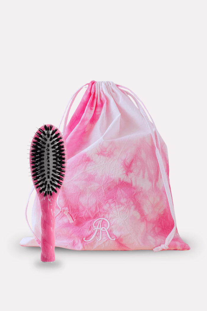 Le duo Petite Brosse Indispensable N°2 et sa Pochette Cover Rose - ROSEANNA