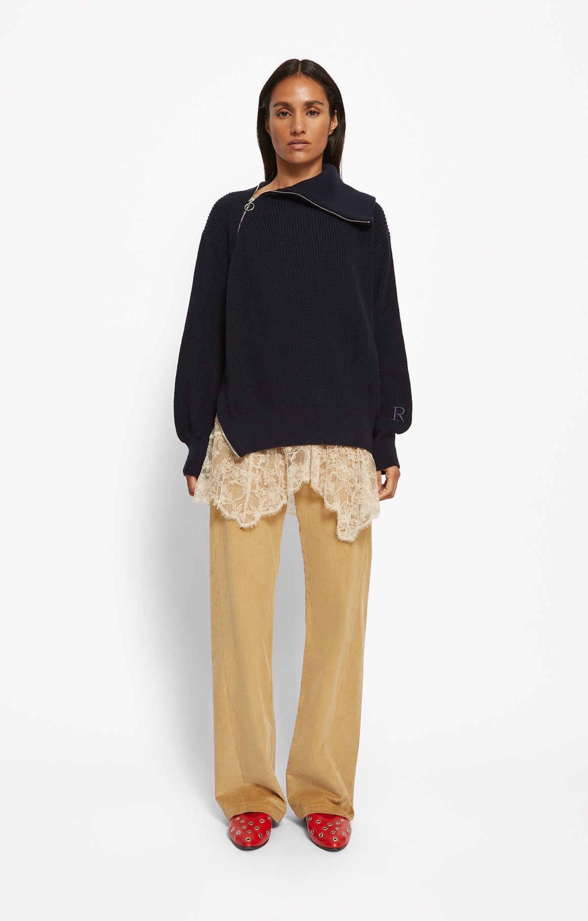 MAILLE ZIP - ROSEANNA