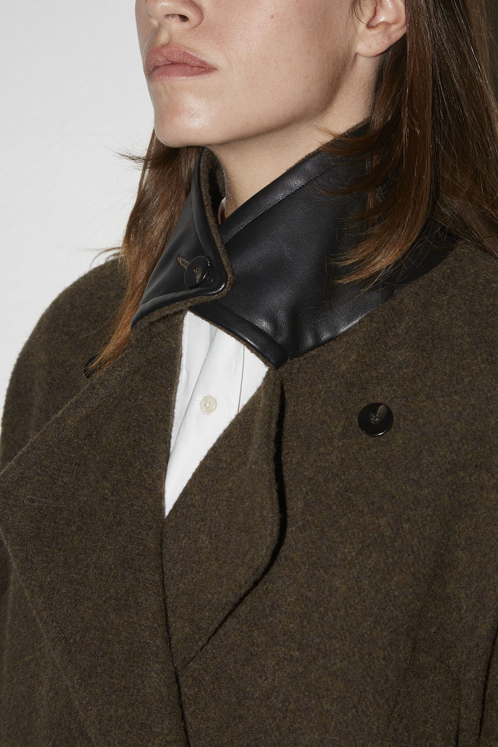 MANTEAU LONG DUNDEE EN LAINE COOKIE - ROSEANNA