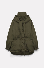 QUILTED NYLON PUFFER JACKET PARK COOKIE